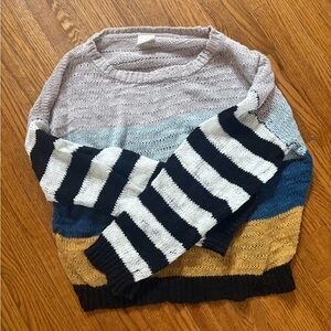 Striped Multicolor Women's Sweater